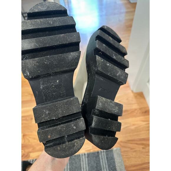 Open Edit Waterproof Platform Combat Boots Size 6.5 - Picture 4 of 8